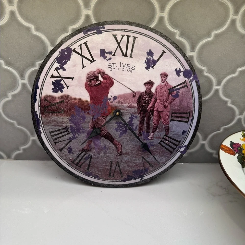 Vintage Howard Miller Golf St.Ives Wall Clock